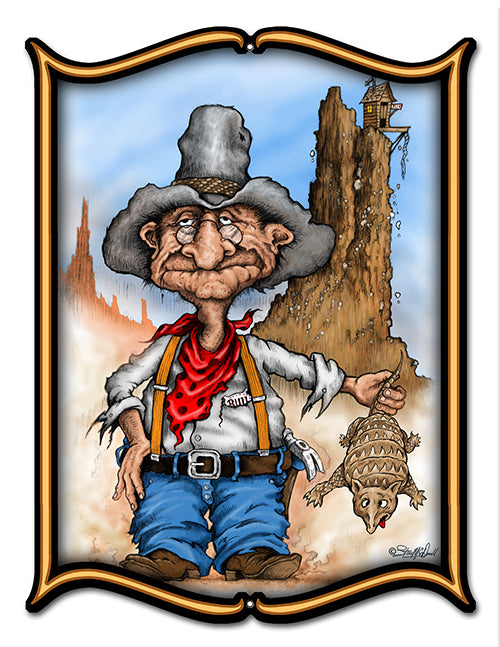 Old Cowboy Funny 14x18