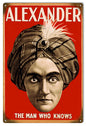 Magician Circus Alexander The Man Who Knows 12×18