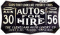 Autos For Hire 24×14