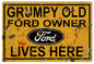 Ford Owners Live Here Parking 12×18