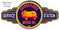 Golden Fleece Motor Oil Service Station 12×24