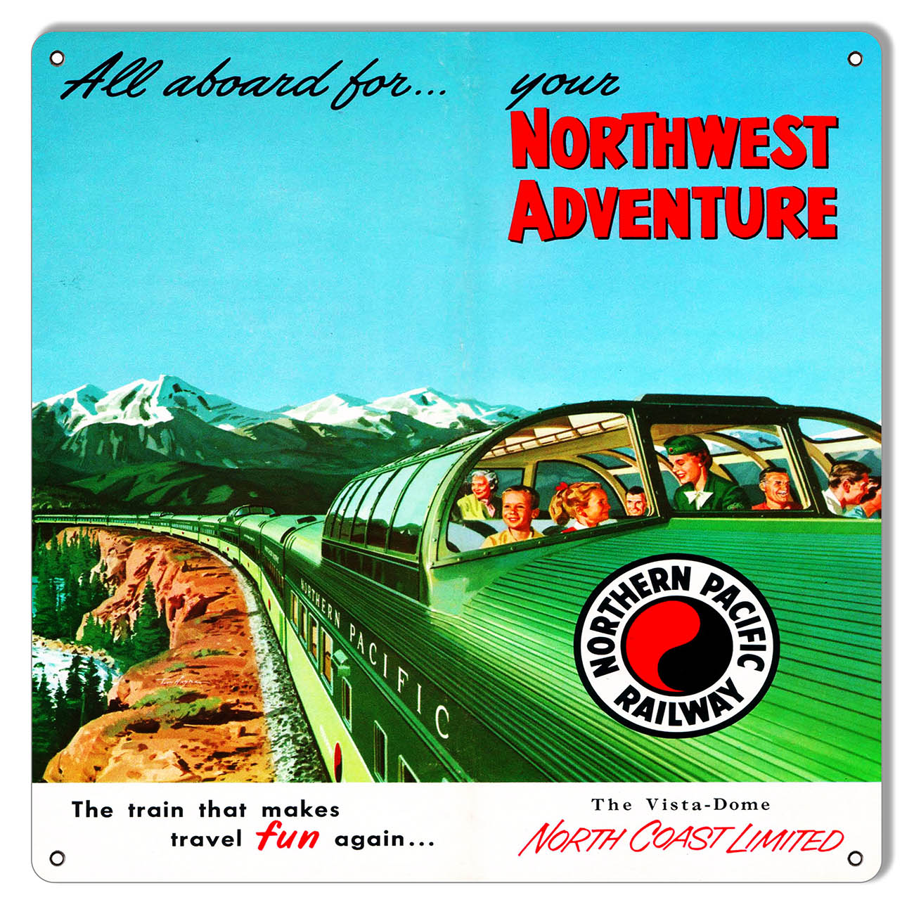 Northern Pacific Railroad 12×12