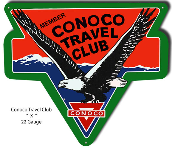 Conoco Travel Club 18.5×21.5