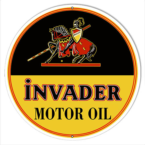 Invader Motor Oil 18×18