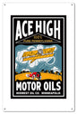Ace High Motor Oils 12×18