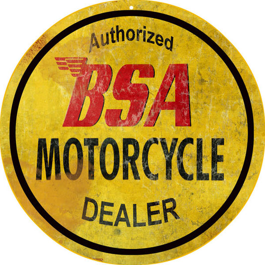 Authorized BSA Motorcycle Dealer 14x14