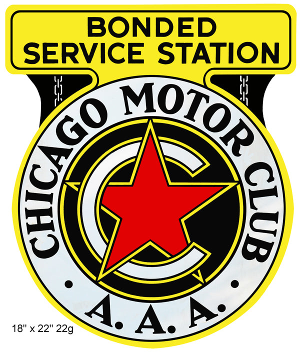 Chicago Motor Club Gas Station 18×22