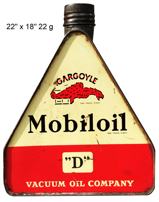 Gargoyle Mobiloil Vintage Style Metal Sign 18 × 22