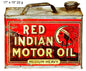 Red Indian Motor Oil 15×17