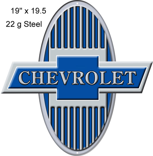 Chevrolet Vintage Style Metal Sign 19 × 19