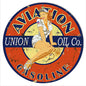 Aviation Pin Up Girl Motor Oil 30x30