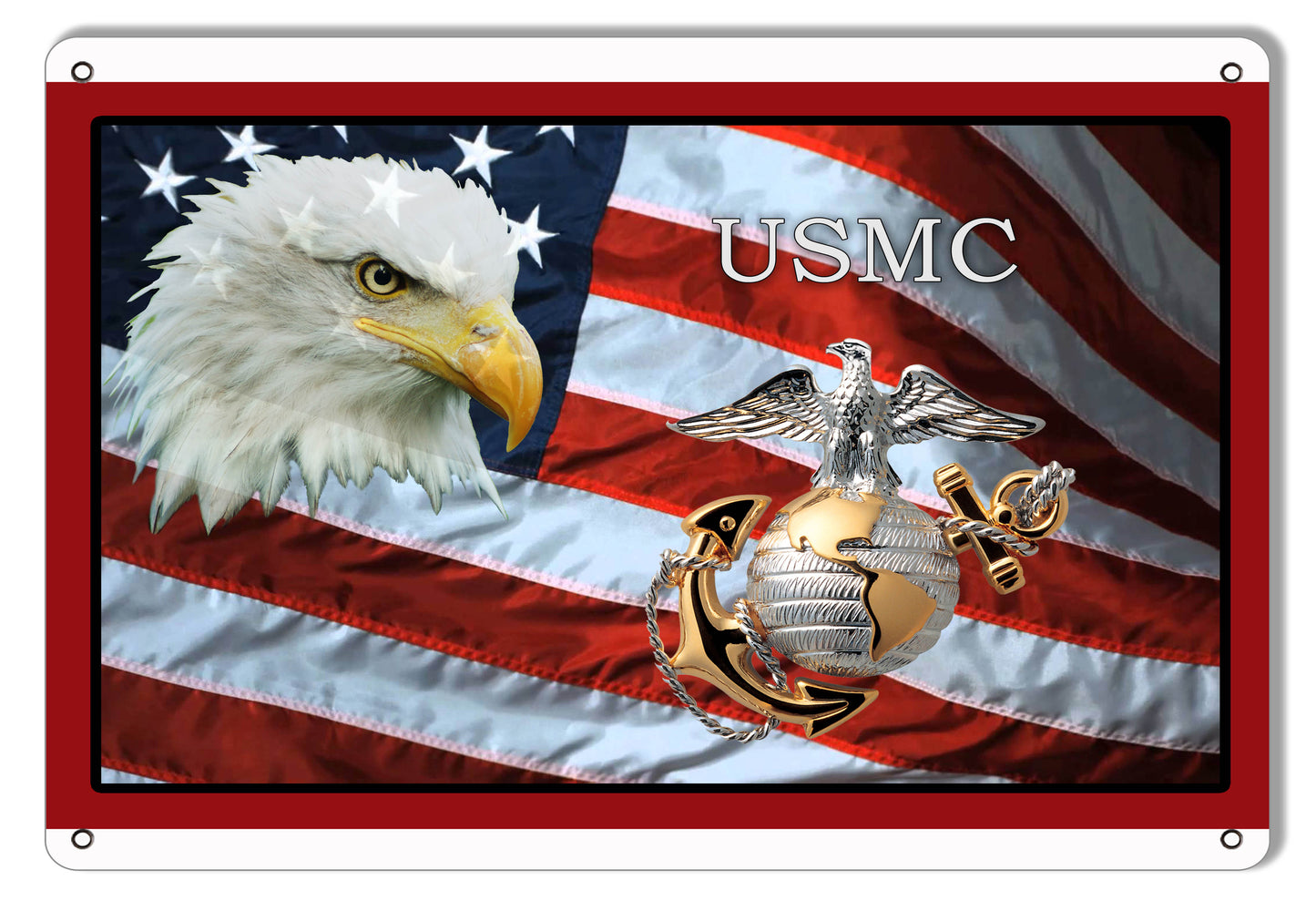 USMC Flag Military 9×12