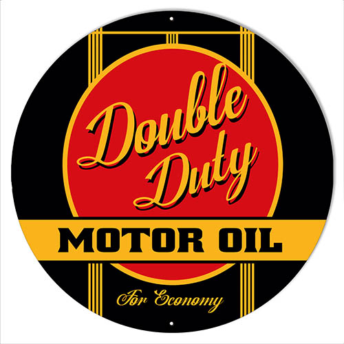 Double Duty Motor Oil Gas Station 24 x 24
