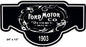 Ford Motors Black 1903 Car 13″x24″