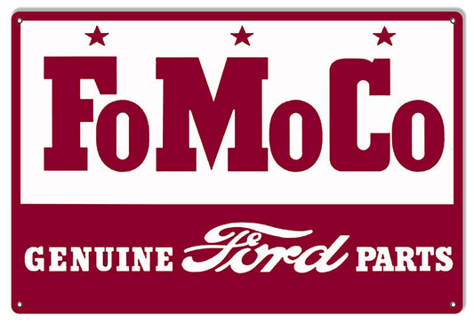 Ford Motor Automobile Company Vintage Style Metal Sign 12 x 18