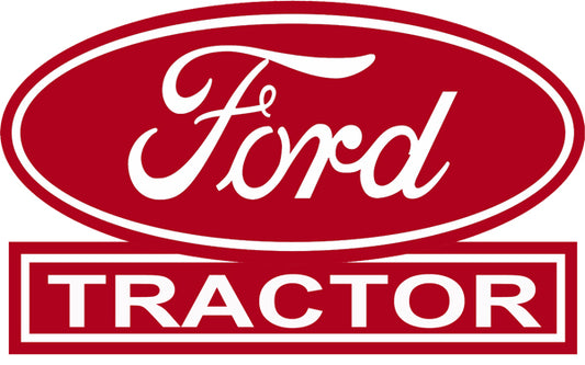 Ford Tractors Dealer Red Construction 15″x24″