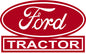 Ford Tractors Dealer Red Construction 15″x24″