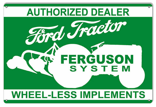 Ford Tractor Ferguson Dealer Construction Country 12″x18″