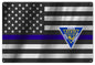 Blue Lives Matter Honor NJ Police Flag 12x18