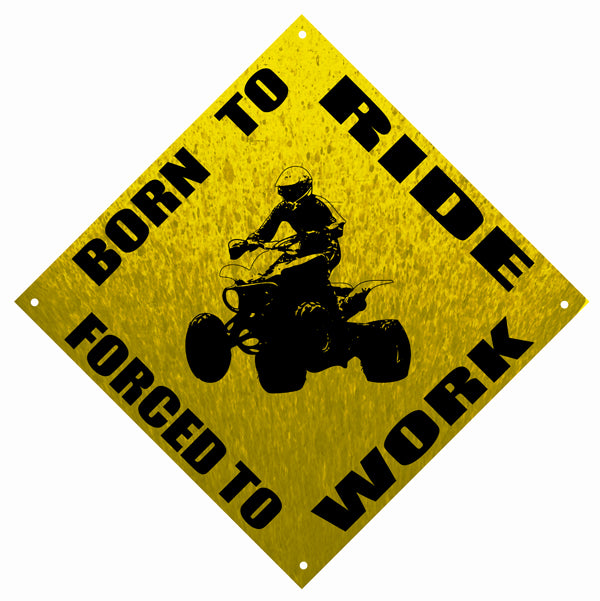 Muddy Born To Ride Motor Bike 12x12