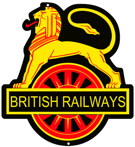 British Railways Railroad Vintage Style Metal Sign 15 x 16