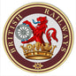 Lion British Railway Logo Railroad 14 x 14