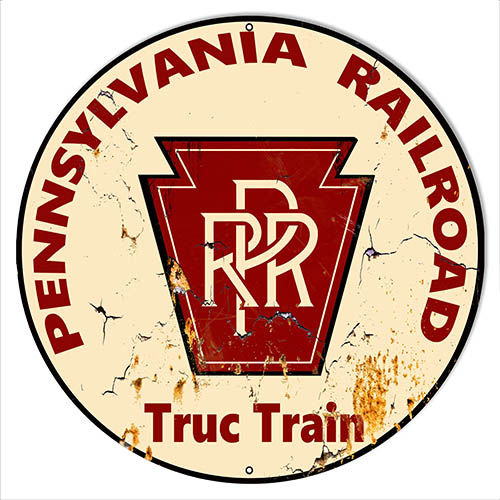 RPR Railroad Herald Vintage Style Metal Sign 14 x 14