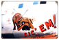 Nose Art Sic Em Dog Aviation 12x18
