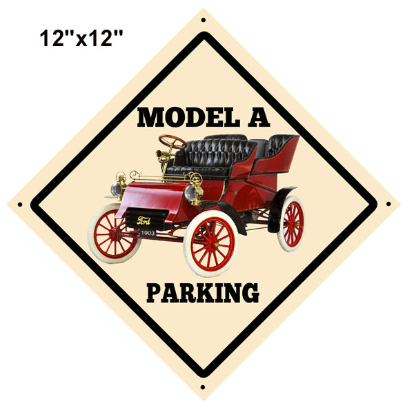 Model A Truck Parking Automobile 12x12