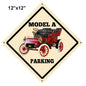 Model A Truck Parking Automobile 12x12
