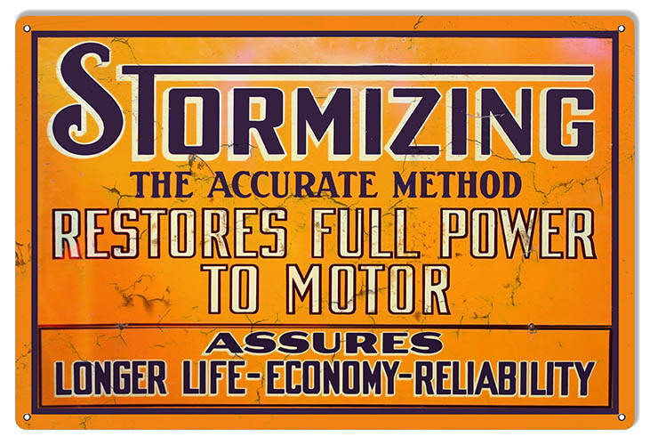 Stormizing Motor Oil Gas Station 12x18