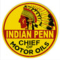 Indian Penn Motor Oil Gas Station 14 x 14