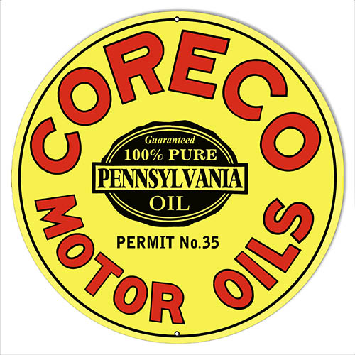 Coreco Motor Oils Gas Station 14x14