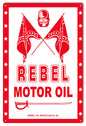 Rebel Motor Oil Gas Station 12x18