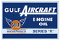 Gulf Aircraft Engine Oil Aviation 12″x18″