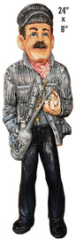 Train Engineer Railroad 8x24