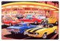 Classic Muscle Cars 12x18