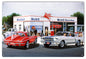 Mobil Pegasus Gas Station 12×18