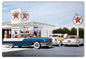 Texaco Motor Oil Gas Station 12×18