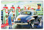 Super Motor Oil Gas Station 12×18