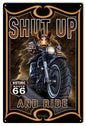 Route 66 Motorcycle Hog 12×18