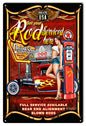 Hot Rod Serviced Here 12×18