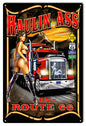 Route 66 Haulin Ass 12×18