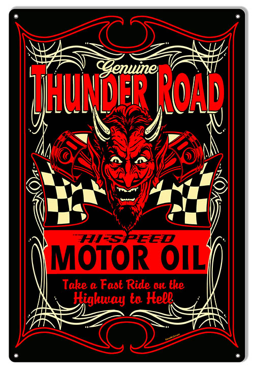 Motor Oil Thunder Road 12×18