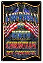 US Flag American Birth 12×18
