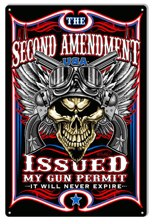 Gun Permit Issued 12×18