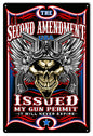 Gun Permit Issued 12×18