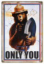 Smokey The Bear Animal 12×18
