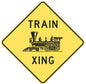 RR-1 Railroad Xing 12x12
