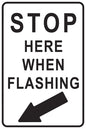 RR-102 Stop When Flashing 9x12